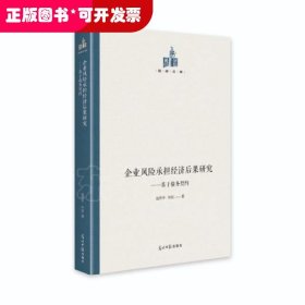 企业风险承担经济后果研究