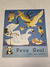 PAVO  REAL DIBUJOS  PARA  COLOREAR  孔雀图着色  外文