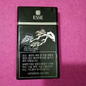 烟标 韩国 ESSE 烟盒 （铝制）