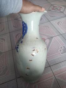 老瓷器标本 老残瓷花瓶