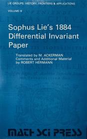 Sophus Lie’s 1884 Differential invariant Paper