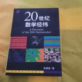 20世纪数学经纬  未翻阅九品无字迹无划线120元d04