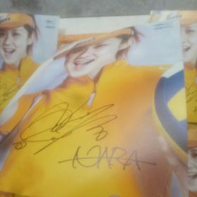 张娜拉肖像签名10张（如需购买单张请联系客服）