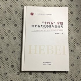 “十四五”时期河北重大战略性问题研究