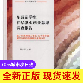 東盟留學(xué)生在華就業(yè)創(chuàng)業(yè)意愿調(diào)查報(bào)告:基于對滇黔桂三省區(qū)303名東盟留學(xué)生的問卷調(diào)查與主題訪談