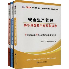 中级注册安全工程师职业资格试辅导用书 2024(全3册) 建筑考试 作者 新华正版