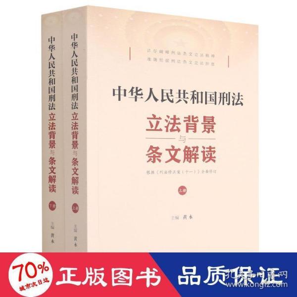 中华人民共和国刑法立法背景与条文解读