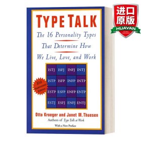 英文原版 Type Talk 类型论：决定我们如何生活、爱和工作的16种性格类型 心理学 Otto Kroeger 英文版 进口英语原版书籍
