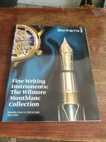 Bonhams fine writing instruments:the wilmore montblanc collection