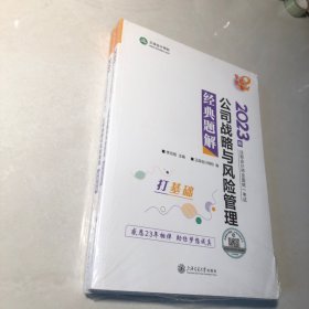2023年注册会计师全国统一考试公司战略与风险管理经典题解（打基础，做习题）【套装两本合售 全新未拆封】