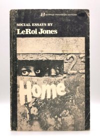 1972年版《勒鲁伊·琼斯文集》Home Social Essays by LeRoi Jones (美国黑人研究) 英文原版书