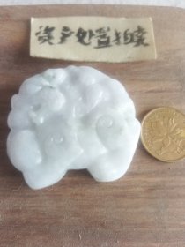 好白好美啊！新疆收到1块白玉长约4.8mm，