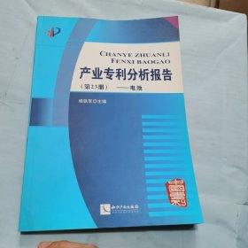 产业专利分析报告（第23册）：电池