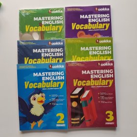 MASTERING ENGLISH vocabulary1 2 3 4 5 6（品好未使用）