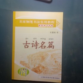 名家钢笔书法实用教程配套练习字帖·王惠松行草：古诗名篇