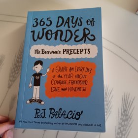365 Days of Wonder: Mr. Browne's Precepts奇迹的365天：布朗尼先生的感受