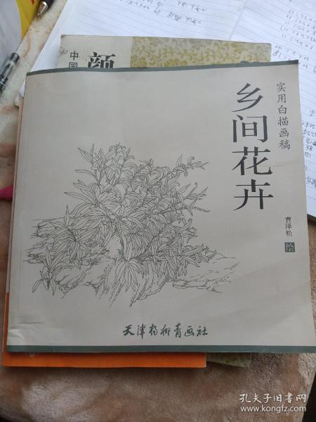 乡间花卉/实用白描画稿