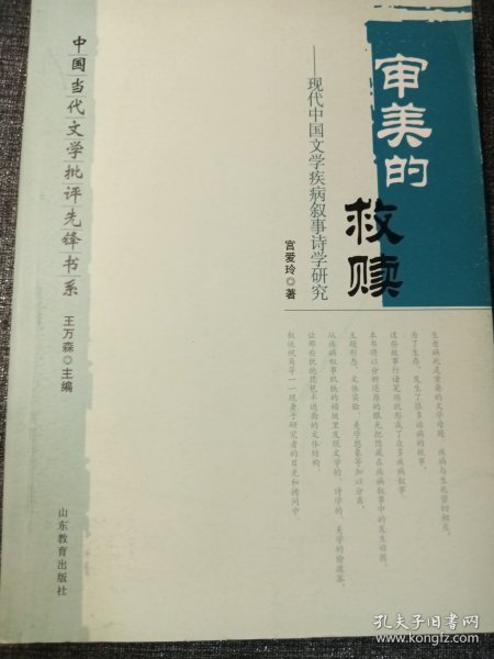 中国当代文学批评先锋书系·审美的救赎：现代中国文学疾病叙事诗学研究