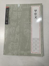 经典碑帖导学教程:甲骨文【全新未阅，2007年一版一印】