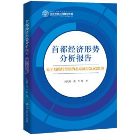 首都经济形势分析报告——处于战略转型期的北京减量发展2019 9787300285917