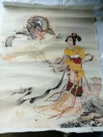 纺真宣纸印刷古代人物a