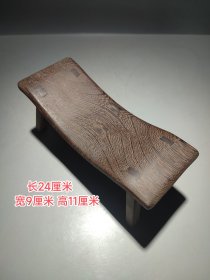 鸡翅木小桌凳头枕凳