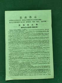 8开，1966年，湖北日报造反者〔事情的由来〕——我们为什么要封闭《湖北日报》