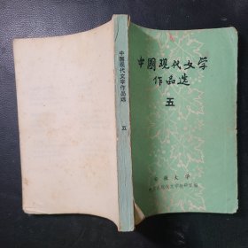 中国现代文学作品选五
