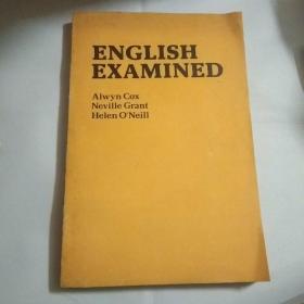 ENGLISH  EXAMINED测试英语教本