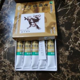 马利牌中国画颜料。翡翠绿每盒5支，每支12ml