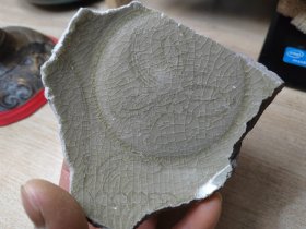 北宋 龙泉窑刻花大碗瓷片标本