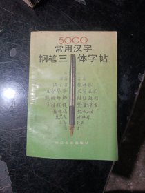 5000常用汉字钢笔三体字帖