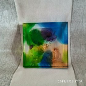 玻璃艺术品 (纪念交通银行北京海淀支行成立10周年)