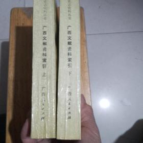 广西文献资料索引（全二册）