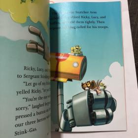 英文原版 Ricky Ricotta's Mighty Robot Vs. the Stupid Stinkbugs 儿童英语原版绘本