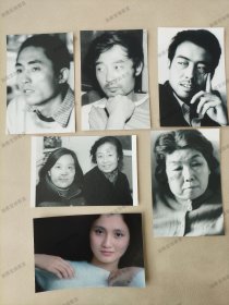“第五代”扛鼎人群像组 著名导演 张艺谋及其前妻肖华母女、陈凯歌及刘燕驰（母亲）、田壮壮、林芳兵（银幕杨贵妃、一代美女影星）80年代早期影像6张 著名摄影家、四月影会、星星画会成员 陈凡（陈又川）早期摄影作品