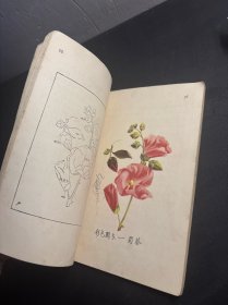 现代初中教科书——水彩画（道林纸印刷、大量水彩画、品相如图示） 中华民国十三年初版