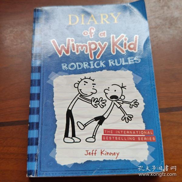 Diary of a wimpy kid #2 rodricd rules 小屁孩日记 2 （美国版，平装）