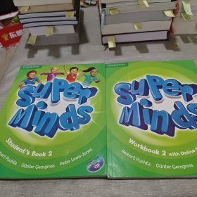 Super Minds Level 2 （Students Book Workbook ）两本合售