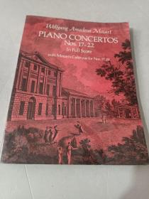 莫扎特钢琴协奏曲第17-22全谱Piano Concertos Nos. 17-22 in Full Score