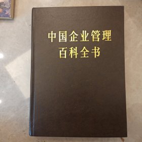 中国企业管理百科全书（上，下册两本合售）