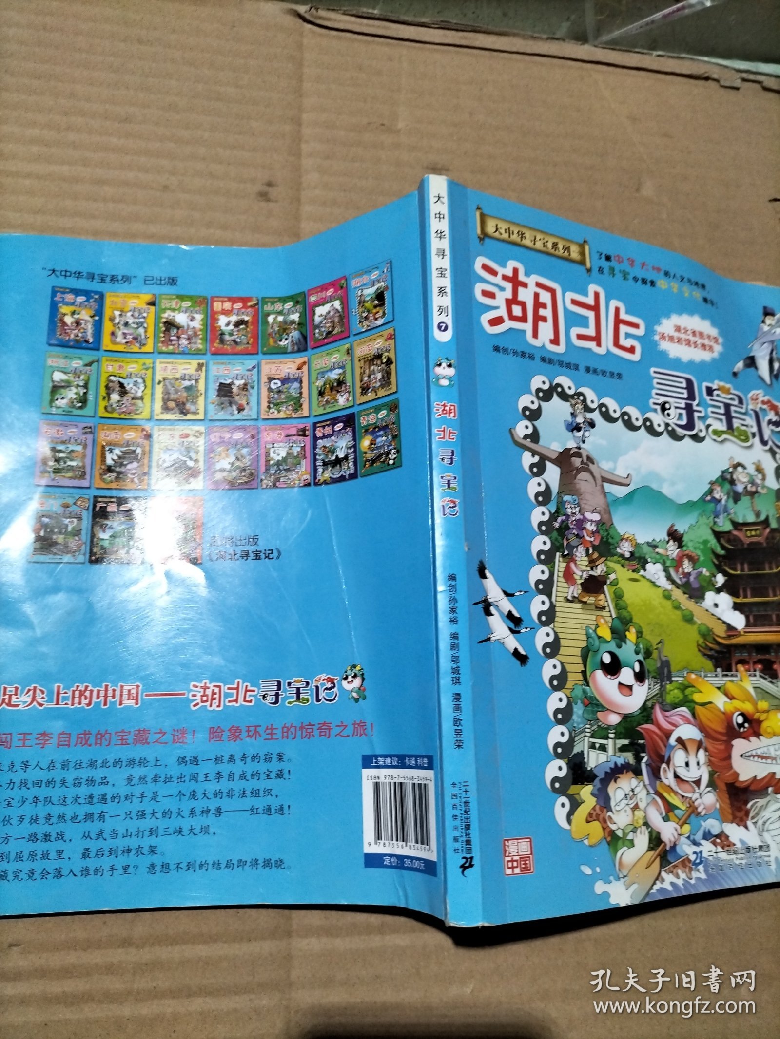大中华寻宝系列7 湖北寻宝记 我的第一本科学漫画书