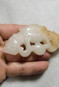 老玉古玉瑞兽挂件
