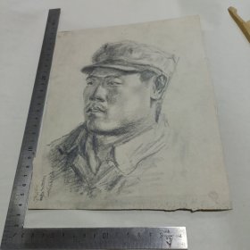 70年代素描工人