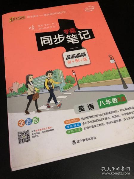 英语 八年级（WY版2019版漫画图解讲+例+练全彩版）/学霸同步笔记