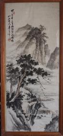 清代画仙李子常山水画