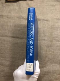 Rhetoric and Form: Deconstruction at Yale 修辞与形式：解构主义在耶鲁【论文集，收录了J. Hillis Miller, Geoffrey Hartman等名家的文章。英文版精装】馆藏书