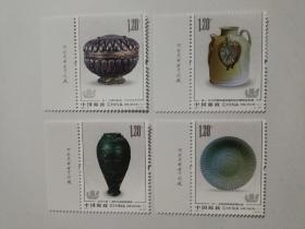 2021一11 丝绸之路文物 (二) 邮票 (4枚全.带厂铭)