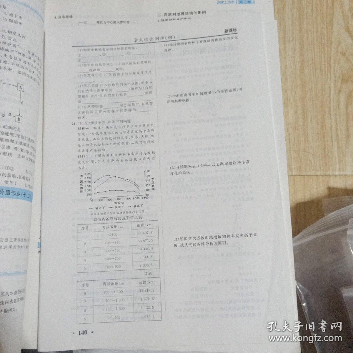 高中新课标学业质量模块测评. 地理. 1 : 必修
