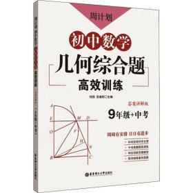 周计划：初中数学几何综合题高效训练（9年级+中考）